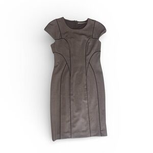 Andrew Marc New York Chic Cap Sleeve Mini Dress in Gray
